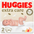 Huggies Підгузки Huggies Extra Care 2 (3-6 кг) M-Pack 164 шт (5029054234778_5029053549637)