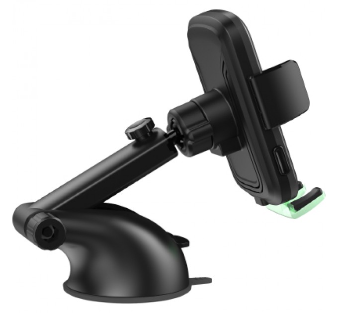 2E Універсальний автотримач 2E 4.7-7", Wireless Qi 15W, USB-A/QC/3.0/30W, USB-С/PD/30W (2E-WCQ01-10)