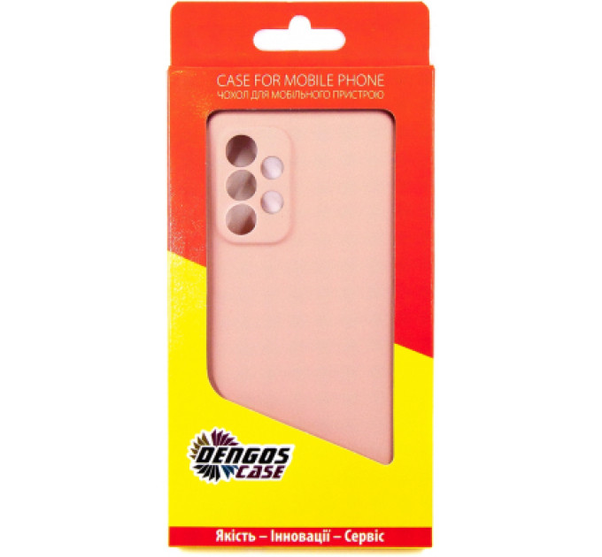 Dengos Чохол до мобільного телефона Dengos Soft для Samsung Galaxy A53 (pink) (DG-TPU-SOFT-02)