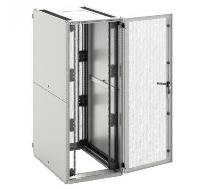 Шафа напольна Conteg 42U PREMIUM 19" 600x800, RAL7035 (RF1-42-60/8A-GWSWA-5AK)