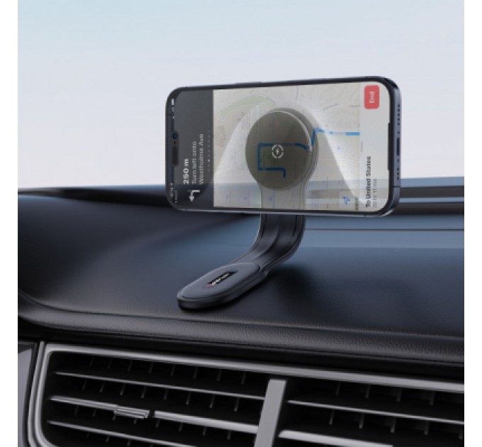 Acefast Універсальний автотримач Acefast D21 Magnetic wireless Velcro (6974316282907)