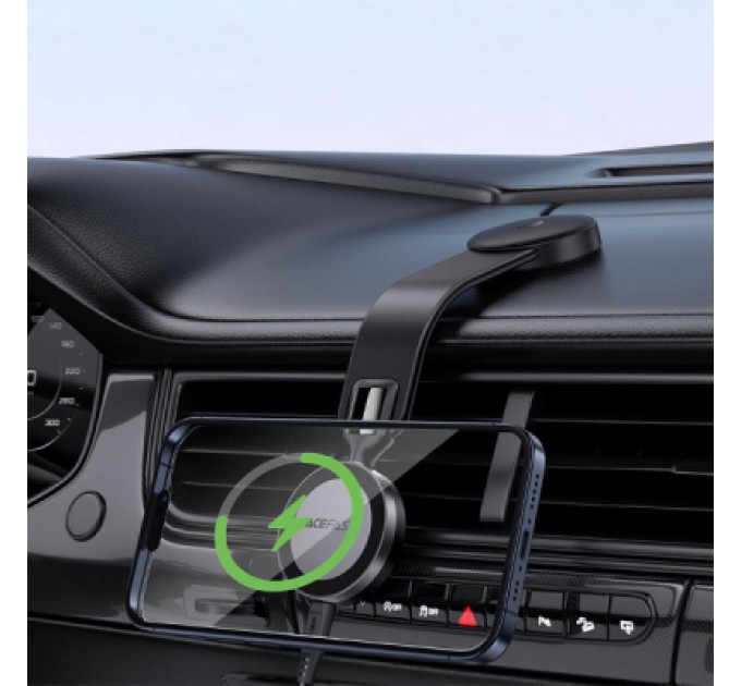 Acefast Універсальний автотримач Acefast D37 Magnetic wireless (6974316283546)