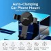 Vention Універсальний автотримач Vention 4.7-7.2" Car Phone Mount With Duckbill Clip Black (KCGB0)