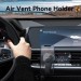 Vention Універсальний автотримач Vention 4.7-7.2" Car Phone Mount With Duckbill Clip Black (KCGB0)