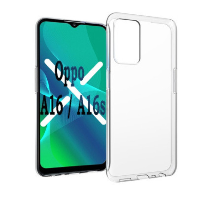 BeCover Чохол до мобільного телефона BeCover Oppo A16 / A16s / A54s Transparancy (707432)