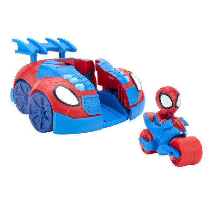 Spidey Ігровий набір Spidey Feature Vehicle 2 in 1 Spidey Stealth Strike Vehicle (SNF0019)