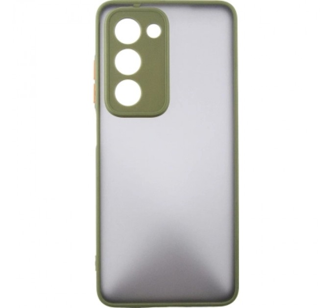 Dengos Чохол до мобільного телефона Dengos Oppo A5 4G Case Matte + Glass (Olive Green) (DG-KM-158)
