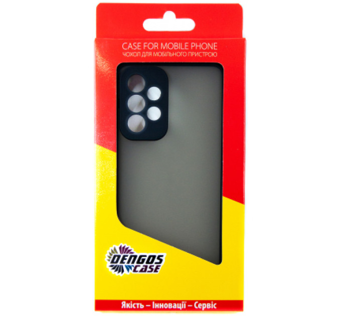 Dengos Чохол до мобільного телефона Dengos Matte Samsung Galaxy A33 (black) (DG-TPU-MATT-98)