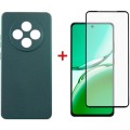 Dengos Чохол до мобільного телефона Dengos Oppo Reno12 F 4G Case Soft + Glass (Green) (DG-KM-156)