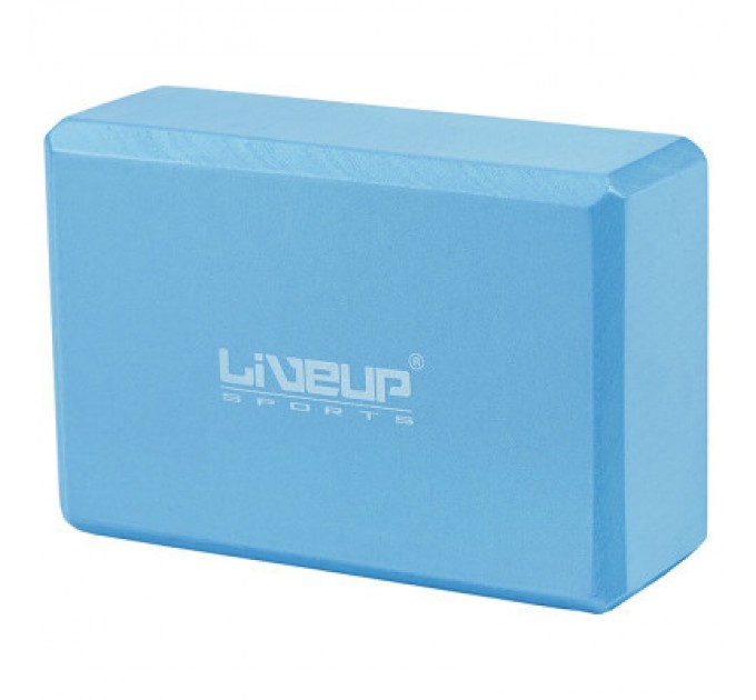 LiveUp Блок для йоги LiveUp EVA Brick Уні 22,9 x 15,2 x 7,6см Синій (LS3233A-b)