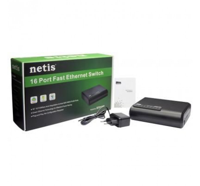 Комутатор мережевий Netis ST3116P