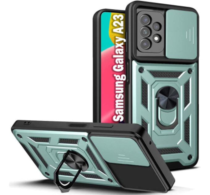 BeCover Чохол до мобільного телефона BeCover Military Samsung Galaxy A23 SM-A235 Dark Green (707376)
