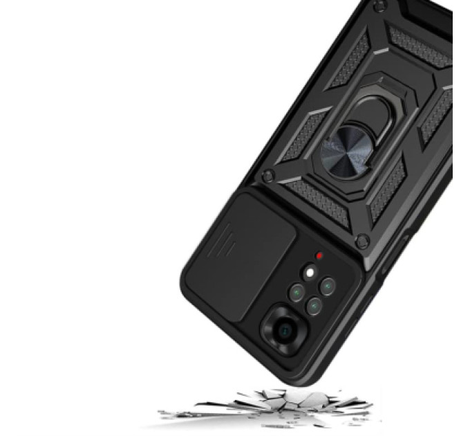 BeCover Чохол до мобільного телефона BeCover Military Xiaomi Redmi Note 11 / Note 11S Black (707413)