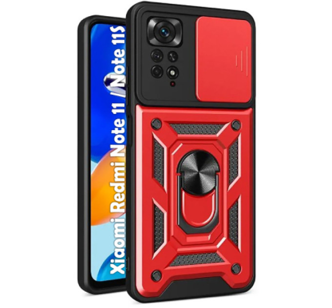 BeCover Чохол до мобільного телефона BeCover Military Xiaomi Redmi Note 11 / Note 11S Red (707415)