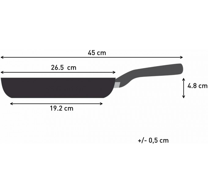 Tefal Сковорода Tefal Hard Stone 26 см (D4560553)