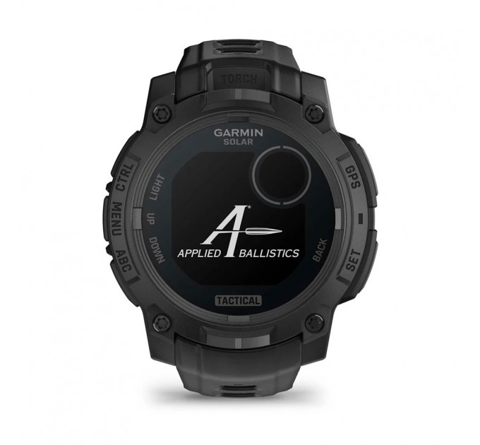 Garmin Смарт-годинник Garmin Instinct 3 45mm Tactical Solar Black with Black Silicone Band (010-02934-90)