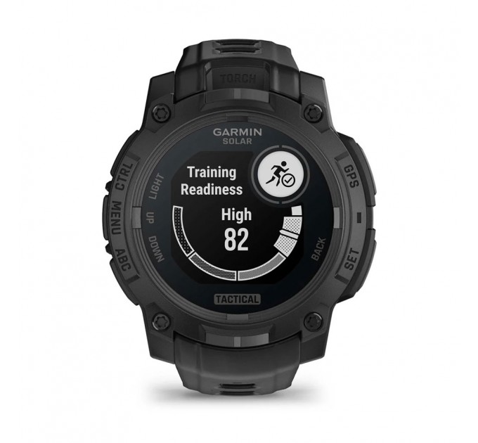 Garmin Смарт-годинник Garmin Instinct 3 45mm Tactical Solar Black with Black Silicone Band (010-02934-90)