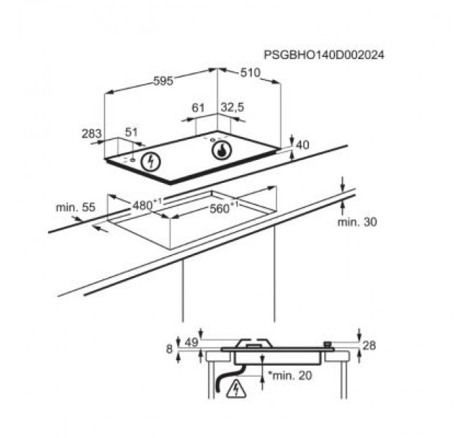 Electrolux Варочна поверхня Electrolux KGS6436RK