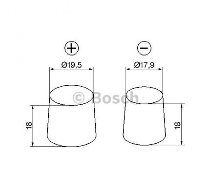 Bosch Акумулятор автомобільний Bosch 60А (0 092 S40 240)