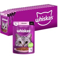 Вологий корм для кішок Whiskas Лосось у соусі 85 г (5900951302053)