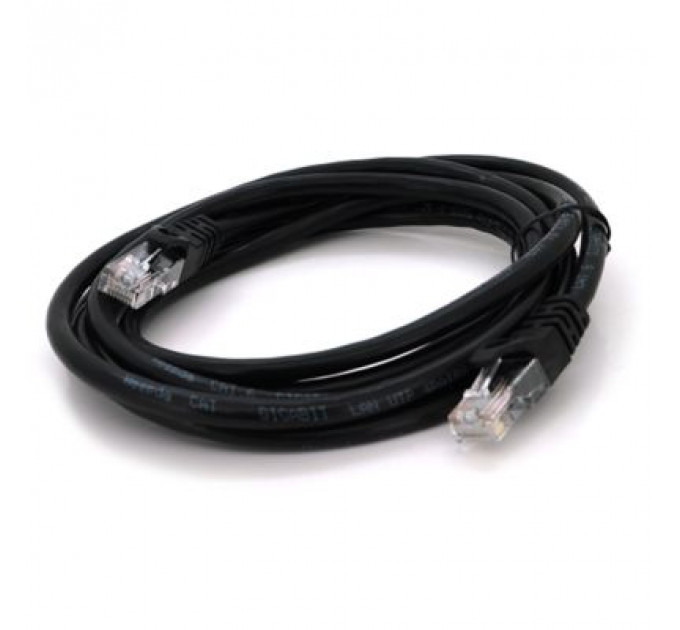 Патч-корд 2м, UTP, Cat.6, RJ45, CU, black Ritar (PCR-CU6/2Bк)