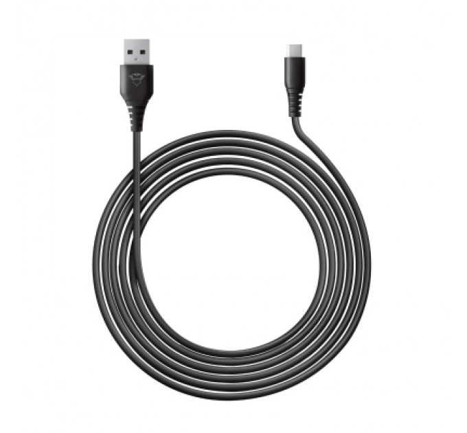 Trust Дата кабель USB 2.0 AM to USB-C 3.0m GXT 226 for PS5 black Trust (24168_TRUST)