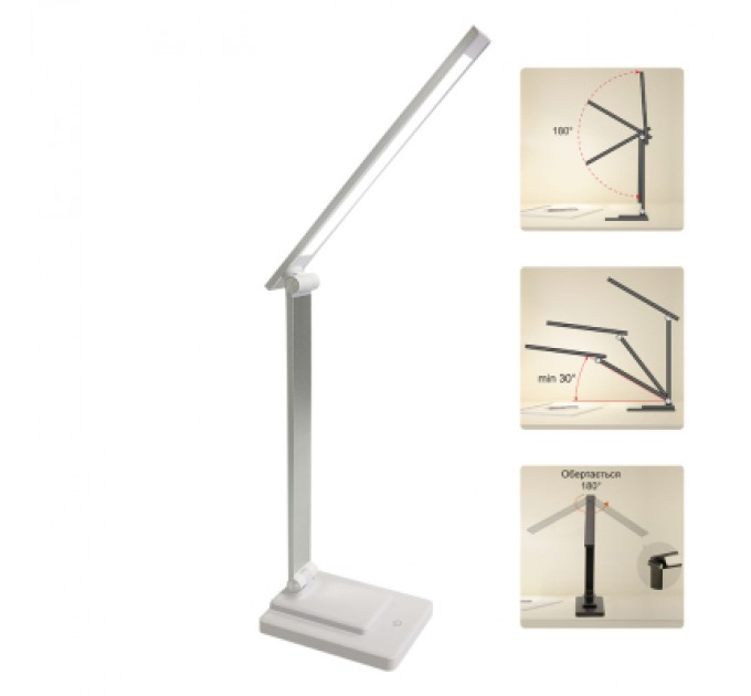 Євросвітло Настільна лампа Євросвітло LED Ridy-10-2 10 Вт біла