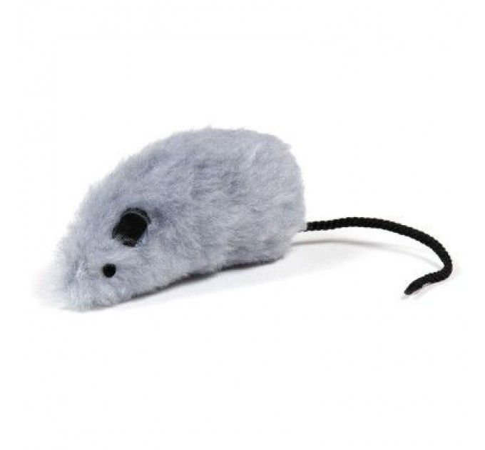 Природа Іграшка для котів Природа Мишка сіра 8x4 см (плюш) (4823082403691)