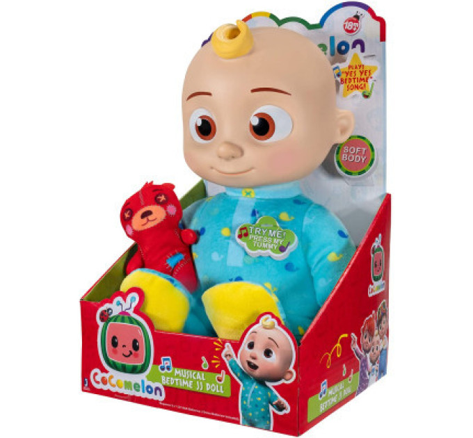 CoComelon Інтерактивна іграшка CoComelon Roto Plush Bedtime JJ Doll Джей Джей зі звуком (CMW0016)