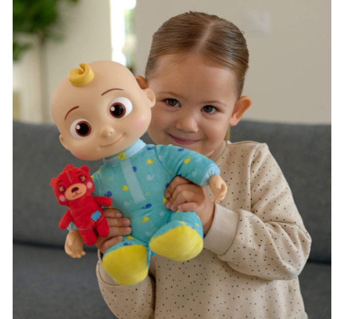 CoComelon Інтерактивна іграшка CoComelon Roto Plush Bedtime JJ Doll Джей Джей зі звуком (CMW0016)