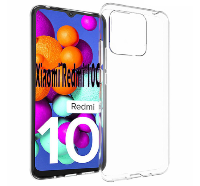 BeCover Чохол до мобільного телефона BeCover Xiaomi Redmi 10C Transparancy (707633)
