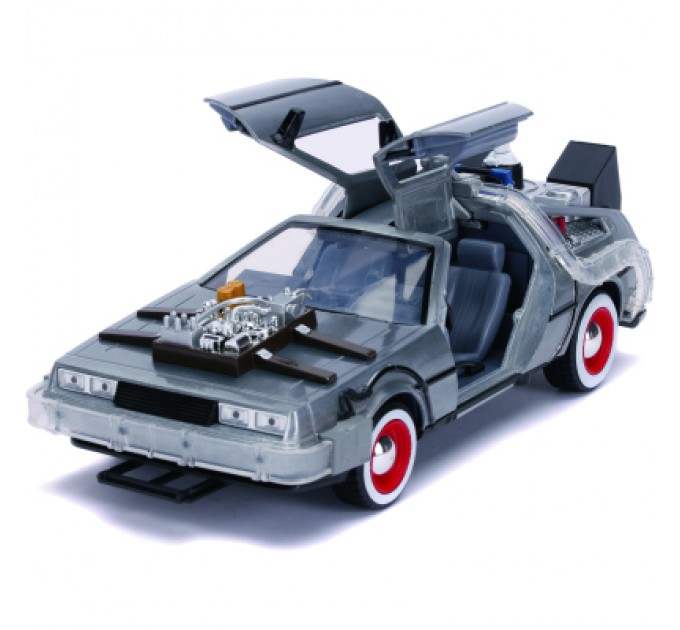 Jada Машина Jada металева Назад у майбутнє 3 Машина часу (1989) зі світловим ефектом 1:24 (253255027)