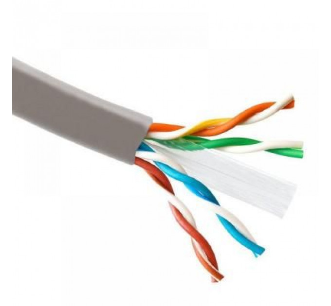 Кабель мережевий Atcom UTP 305м cat.6, CU, 0,51мм, 1Gb/s (14377)