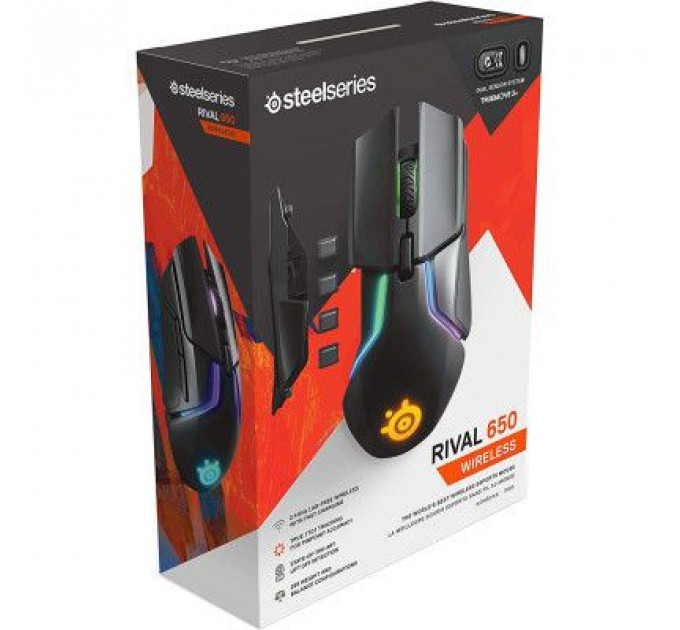 Мишка SteelSeries Rival 650 black (62456)