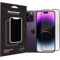 BeCover Скло захисне BeCover Apple iPhone 14 Pro Black (707968)