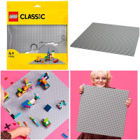 Конструктор LEGO Classic Базова пластина сірого кольору (11024)