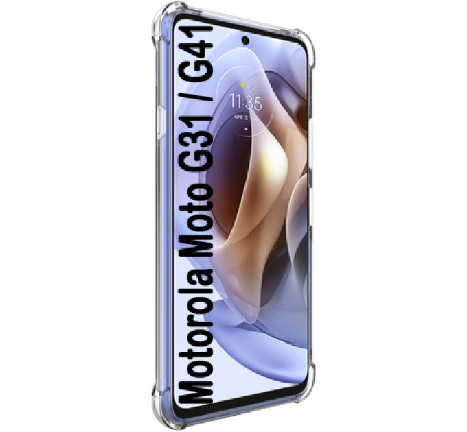 BeCover Чохол до мобільного телефона BeCover Anti-Shock Motorola Moto G31 / G41 Clear (707884)