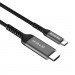 ColorWay Кабель мультимедійний USB-C to HDMI M 2.0m 4K60Hz black ColorWay (CW-CBCHD077-BK)