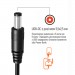 ColorWay Кабель живлення USB to DC 5.5x2.5mm 9V 1.0m black ColorWay (CW-CBUD066-BK)