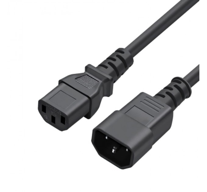 ColorWay Кабель живлення C13 to C14 1.8m black ColorWay (CW-CBP087-BK)