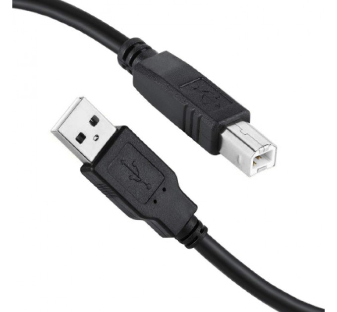ColorWay Кабель для принтера USB 2.0 AM/BM 2.0m black ColorWay (CW-CBUB072-BK)