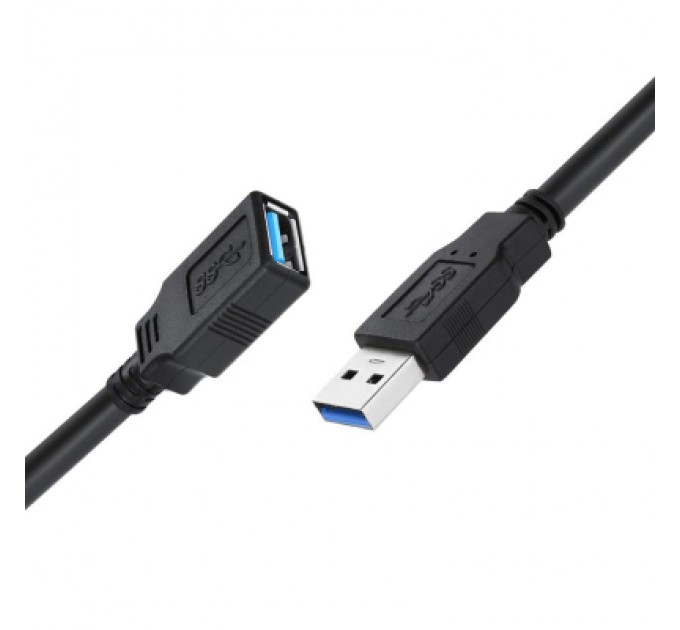 ColorWay Дата кабель USB 3.0 AM/AF 1.8m black ColorWay (CW-CBUF075-BK)