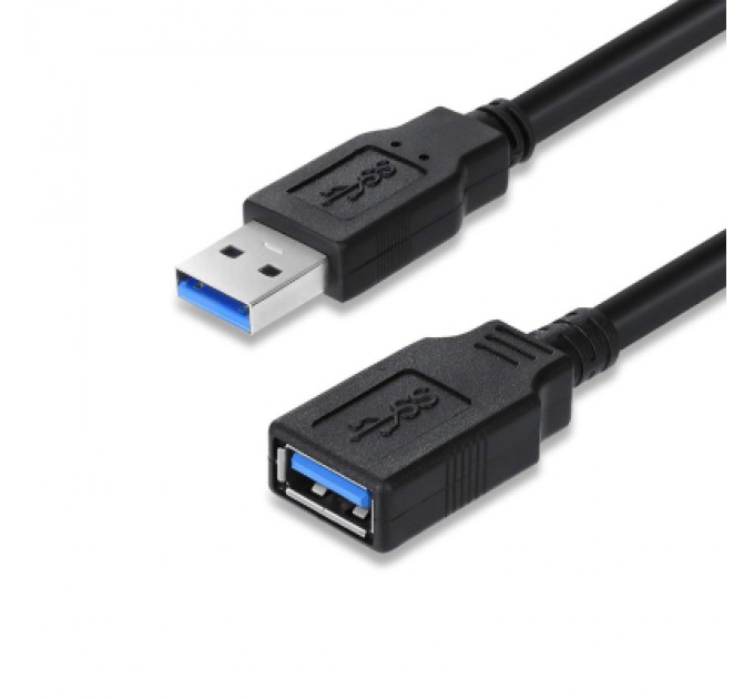 ColorWay Дата кабель USB 3.0 AM/AF 1.8m black ColorWay (CW-CBUF075-BK)