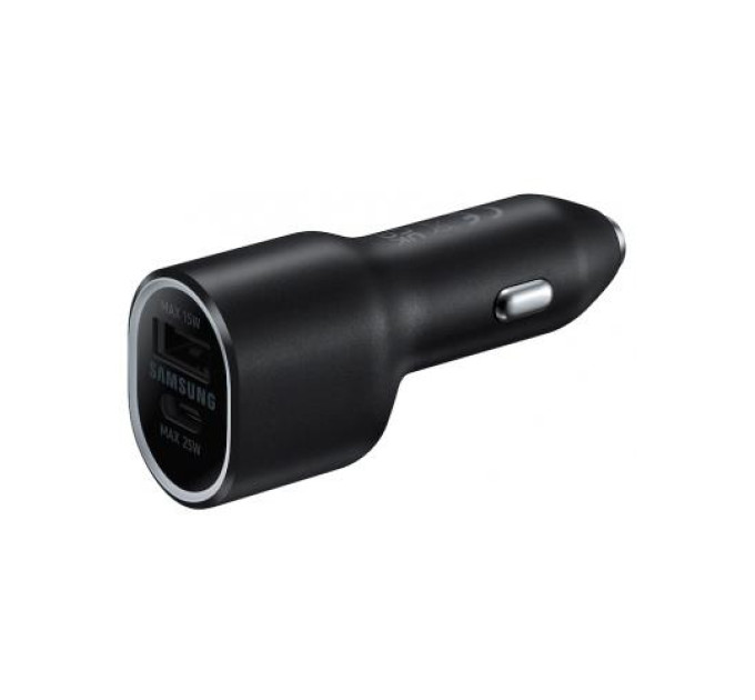 Samsung Зарядний пристрій Samsung 40W Car Charger (w/o Cable) Black (EP-L4020NBEGRU)