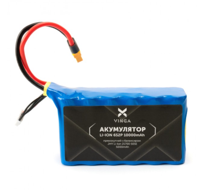 Vinga Акумулятор Vinga Li-Ion 6S2P 10000mAh коробка 10 шт (JHY Li-Ion 21700 5000mAh) (V6S2P-10PCS-10000MAH)