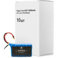 Акумулятор Vinga Li-Ion 6S2P 10000mAh коробка 10 шт (JHY Li-Ion 21700 5000mAh) (V6S2P-10PCS-10000MAH)