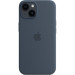 Apple Чохол до мобільного телефона Apple iPhone 14 Plus Silicone Case with MagSafe - Storm Blue,Model A2911 (MPT53ZE/A)