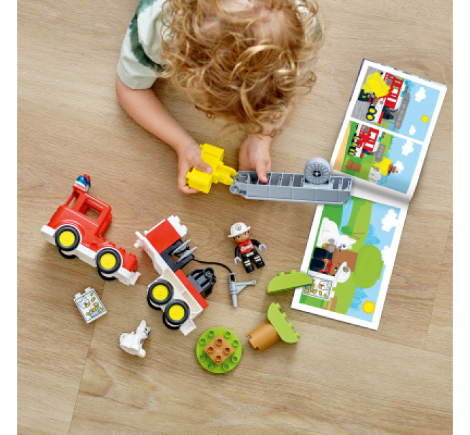 LEGO Конструктор LEGO DUPLO Town Пожежна машина 21 деталь (10969)