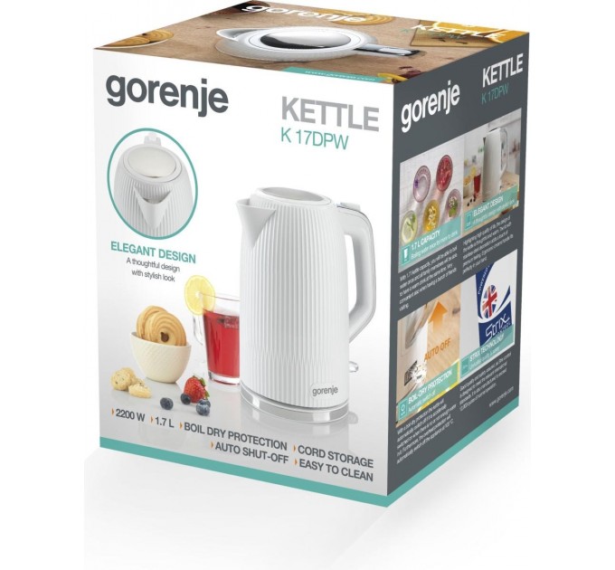 Gorenje Електрочайник Gorenje K17DPW