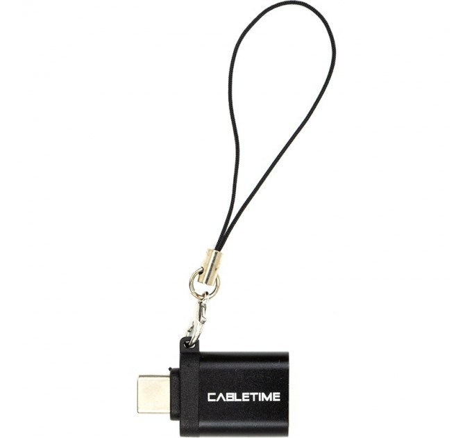 Cabletime Адаптер Cabletime OTG USB Type-C - USB (M/F) Black (CA913688)